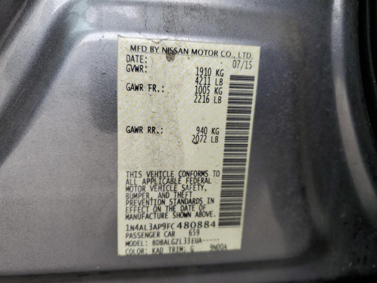 2015 Nissan Altima - Image 14