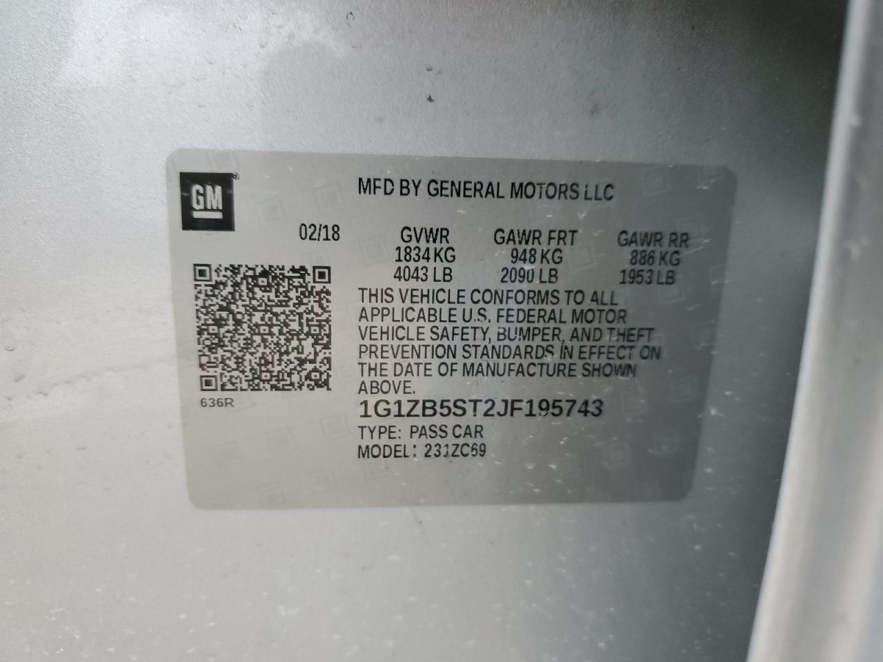 2018 Chevrolet Malibu - Image 12