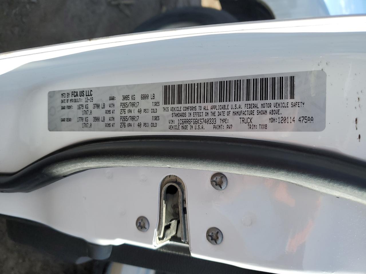 2019 RAM 1500 - Image 12