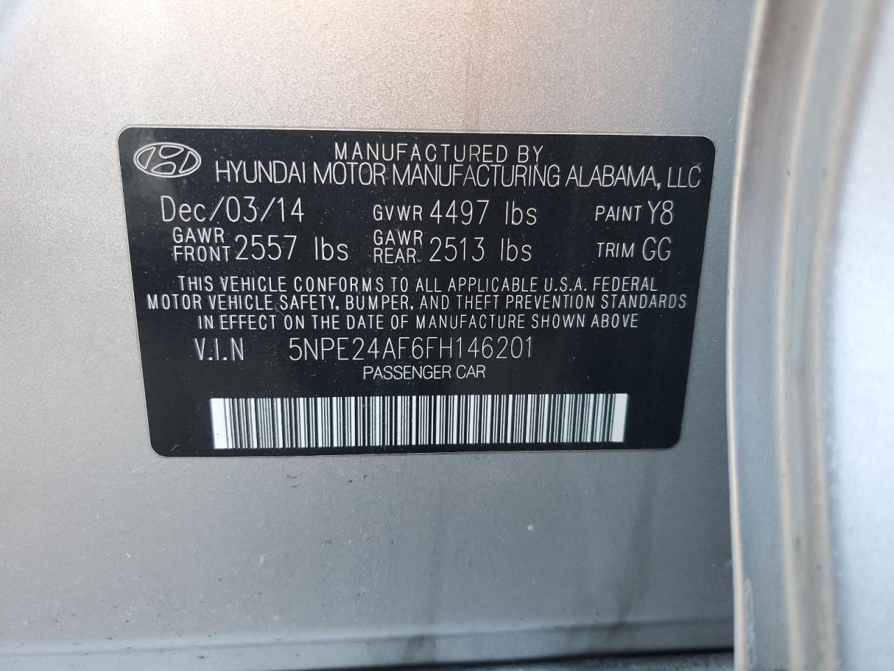 2015 Hyundai Sonata - Image 12
