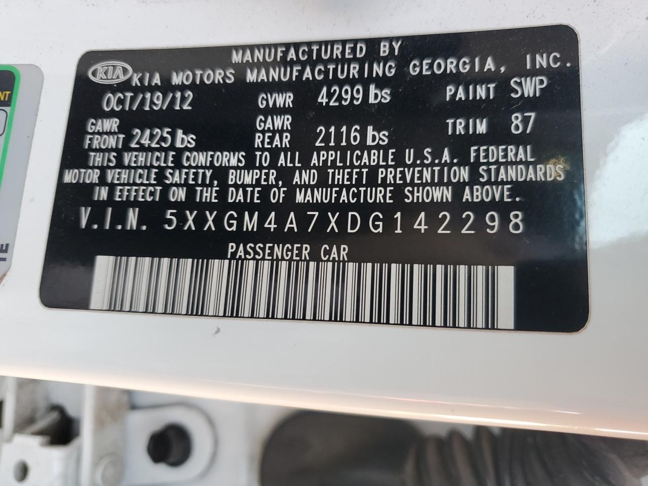 2013 Kia Optima - Image 13