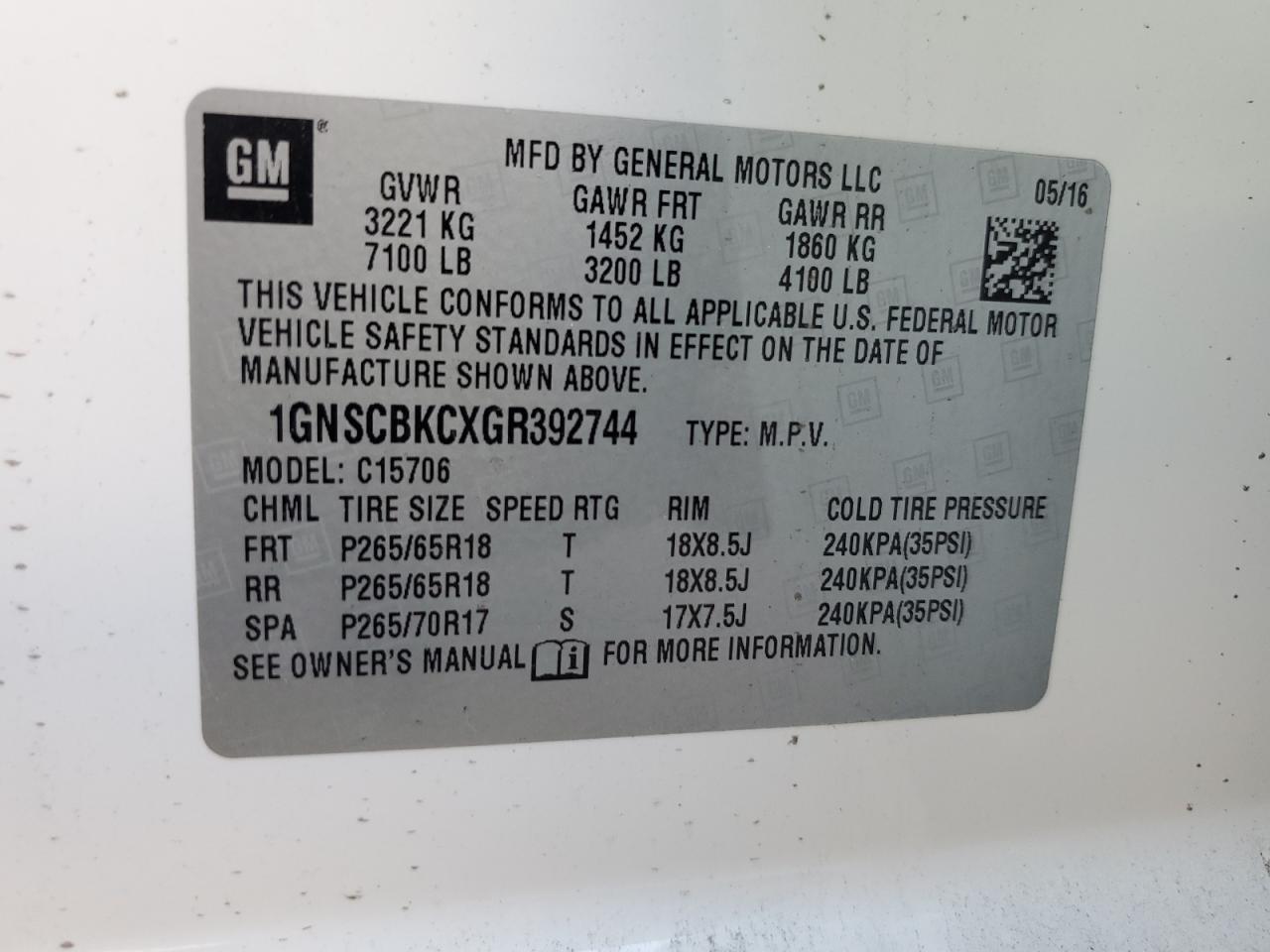 2016 Chevrolet Tahoe - Image 15