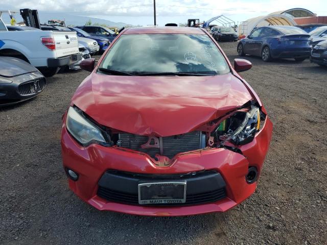  TOYOTA COROLLA 2014 Czerwony