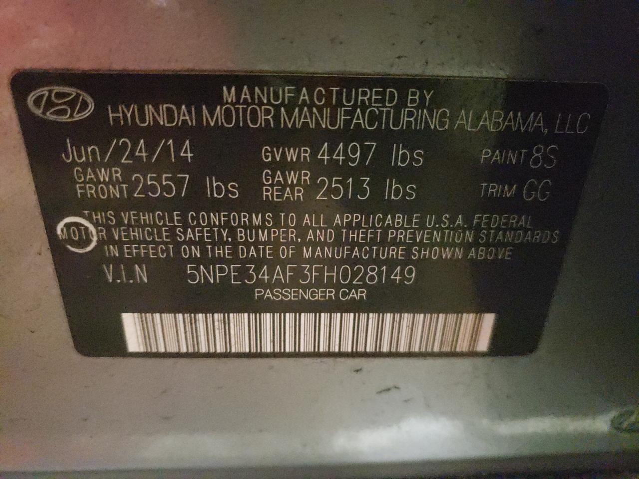 2015 Hyundai Sonata - Image 12