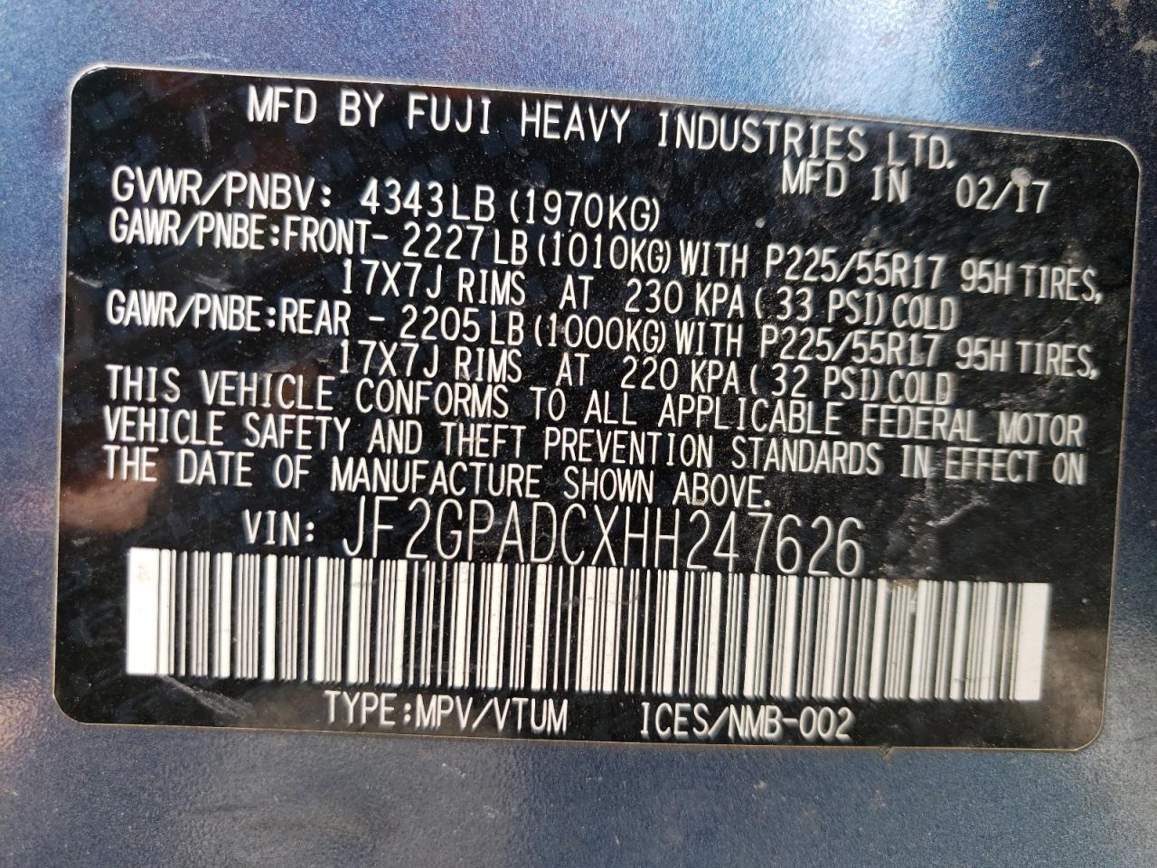 2017 Subaru XV - Image 13