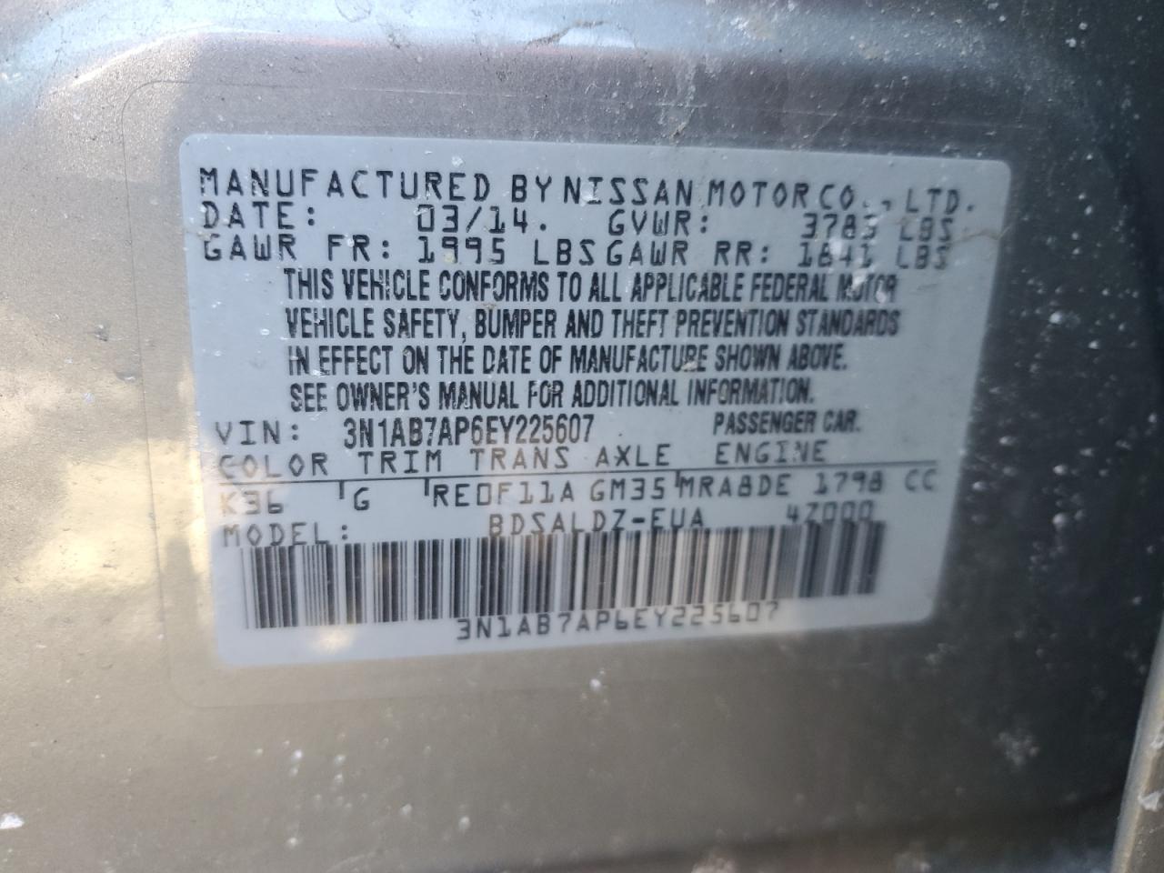 2014 Nissan Sentra - Image 12
