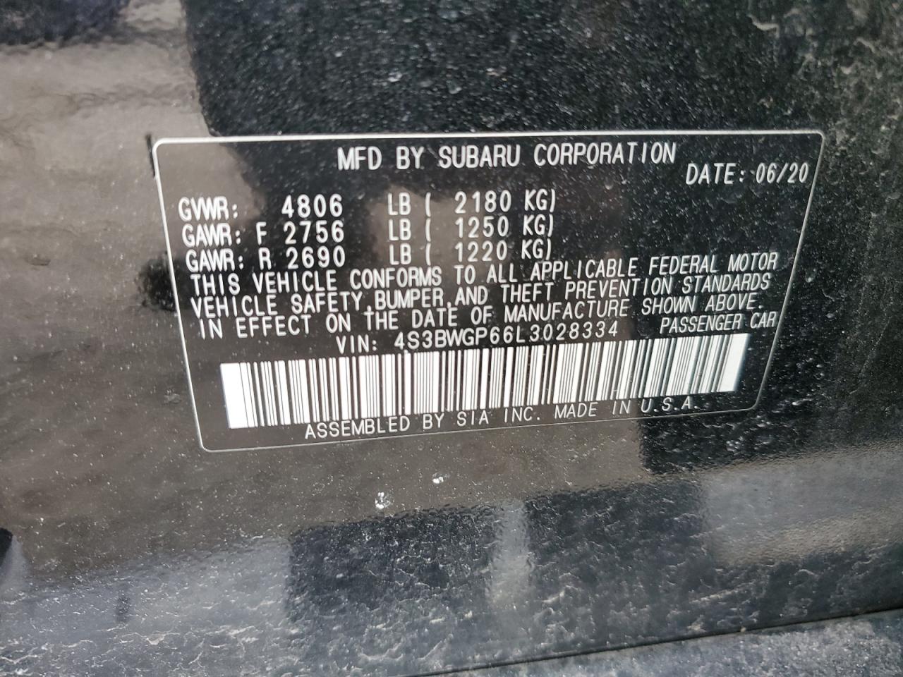 2020 Subaru Legacy - Image 14