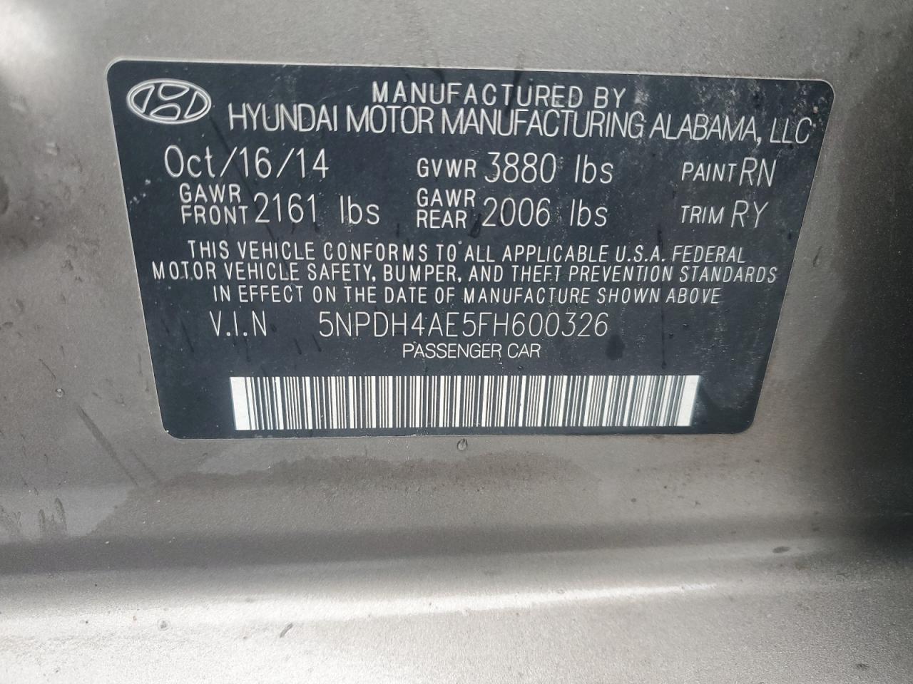 2015 Hyundai Elantra - Image 12