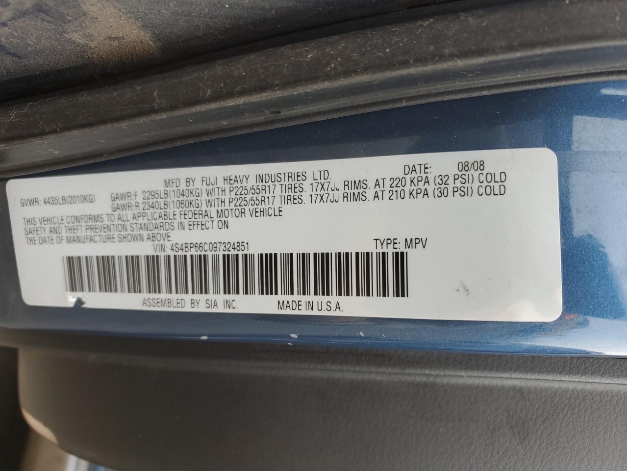 2009 Subaru Outback - Image 12