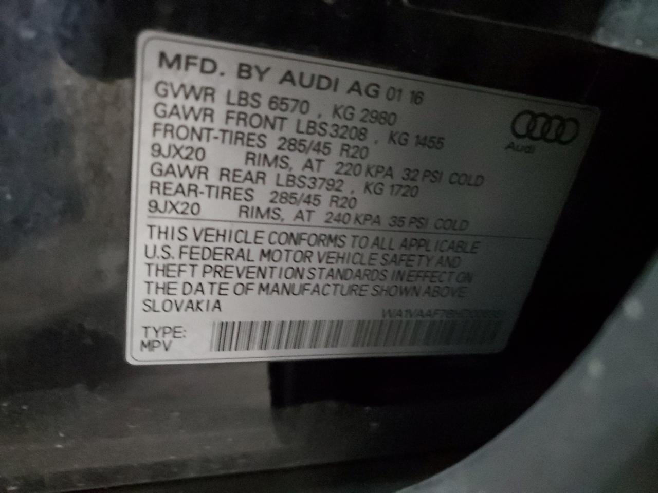 2017 Audi Q7 - Image 13
