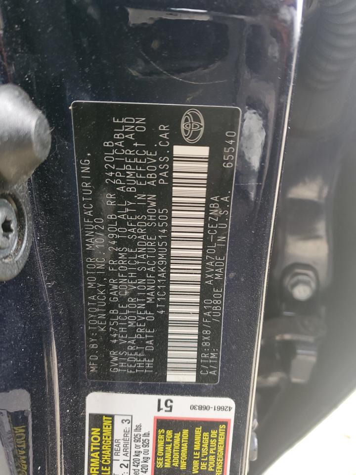 2021 Toyota Camry - Image 12
