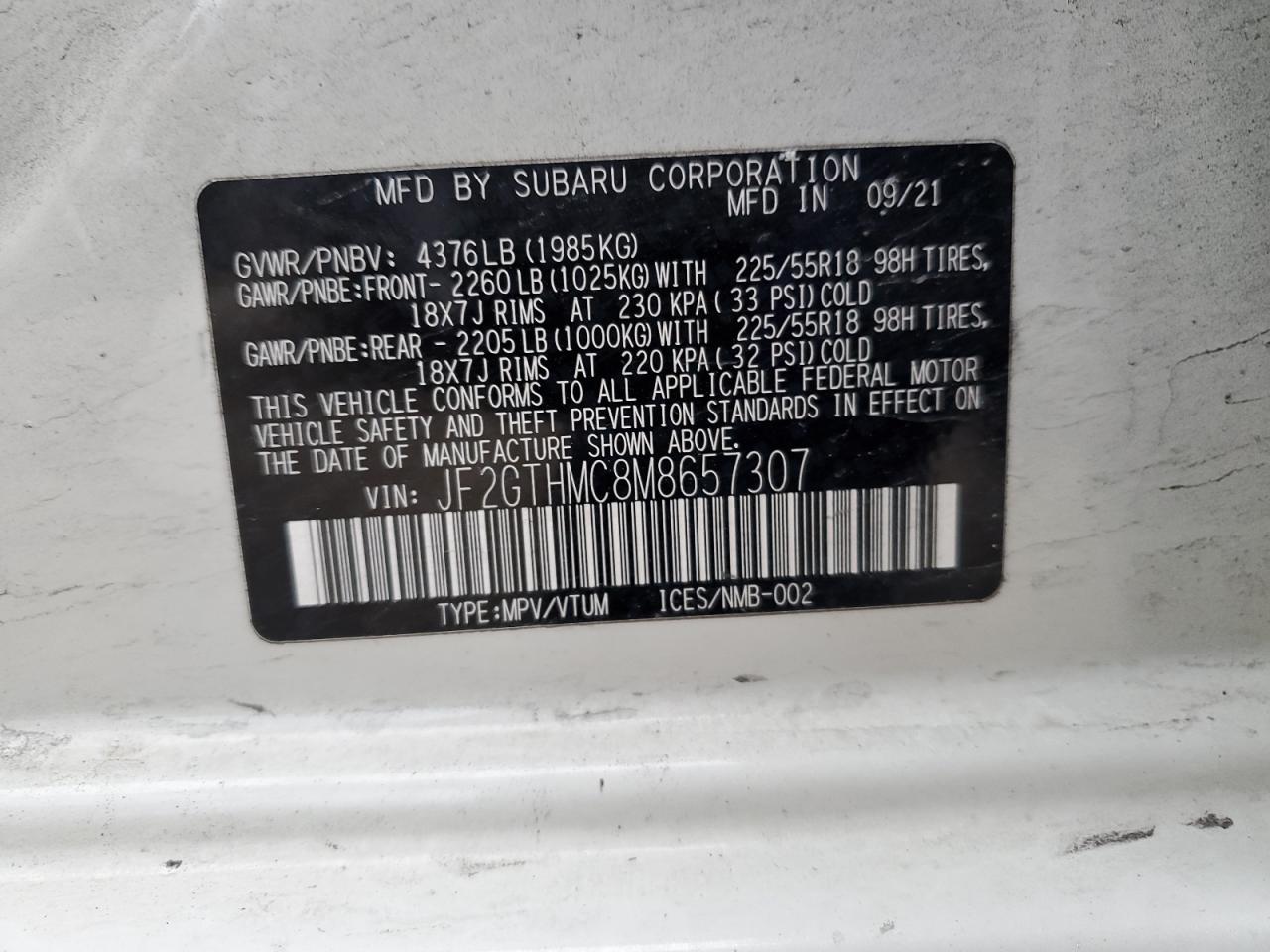 2021 Subaru XV - Image 13
