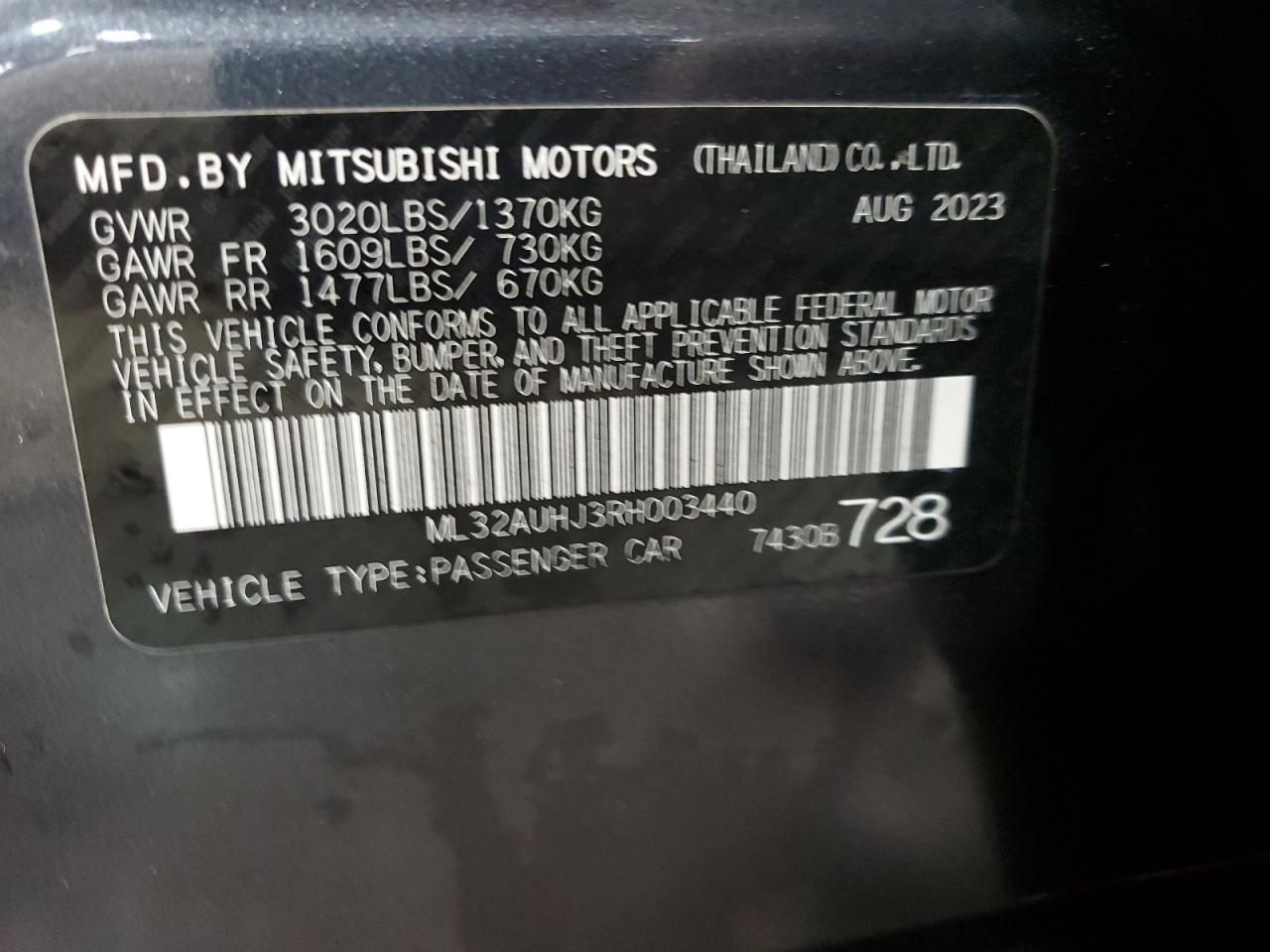 2024 Mitsubishi Mirage - Image 13