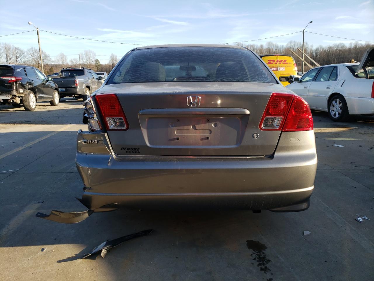 2004 Honda Civic Ex VIN: 2HGES268X4H527829 Lot: 44892005