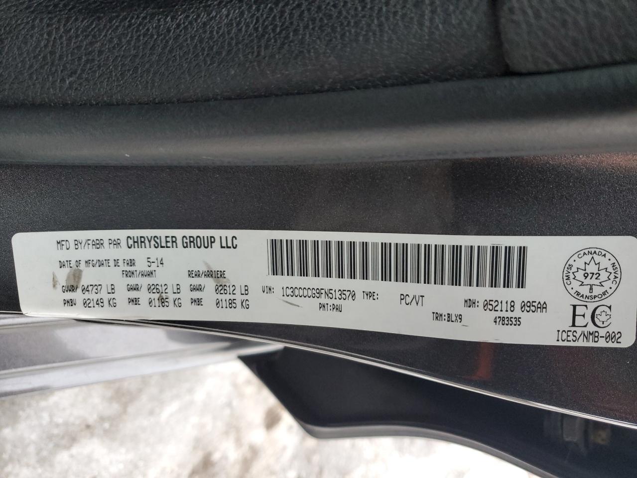 2015 Chrysler 200 - Image 12