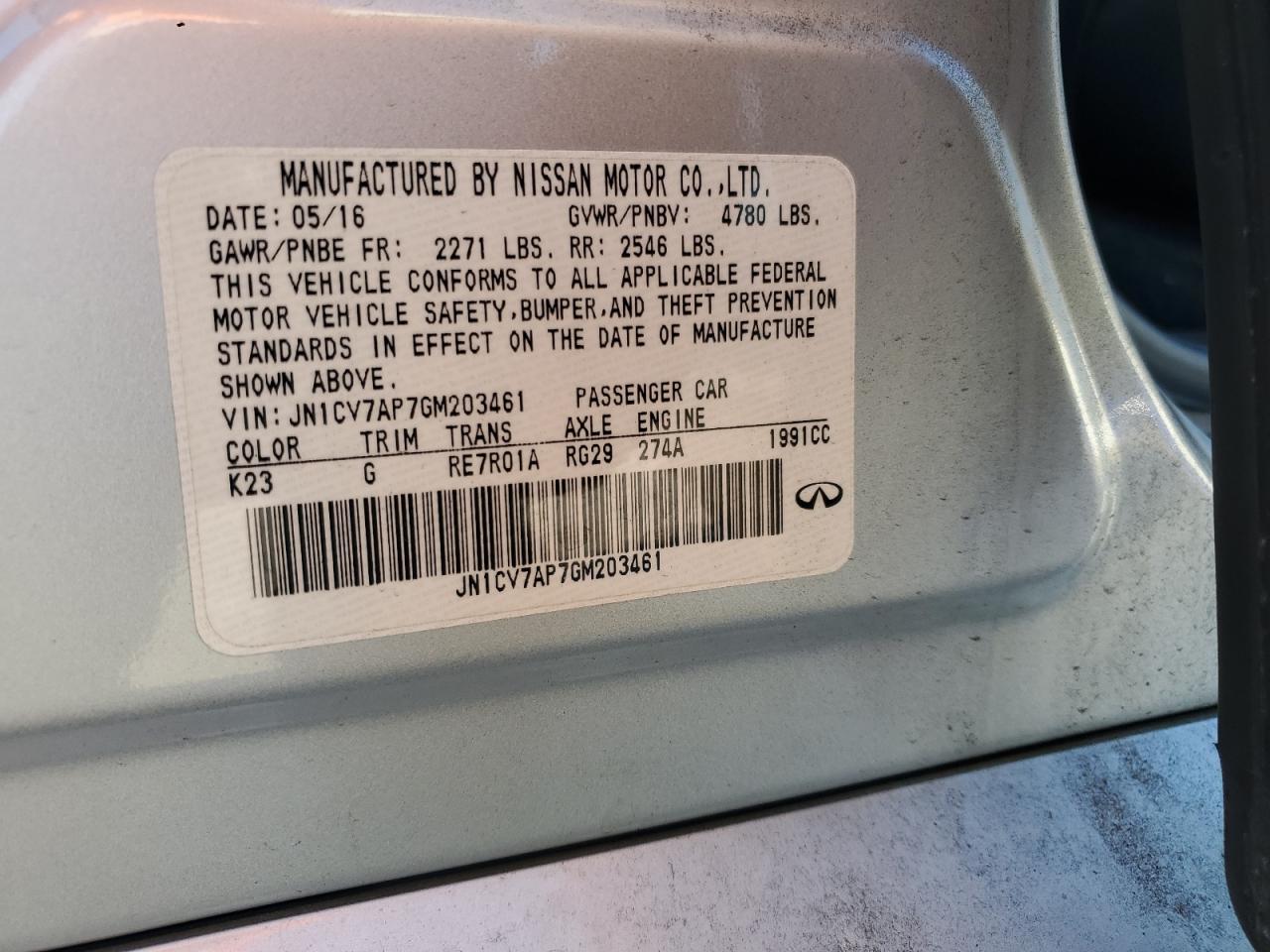 2016 Infiniti Q50 - Image 14
