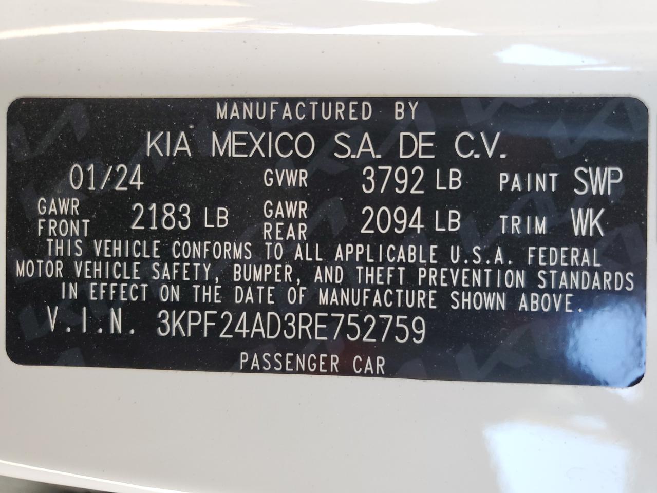 2024 Kia Forte - Image 12