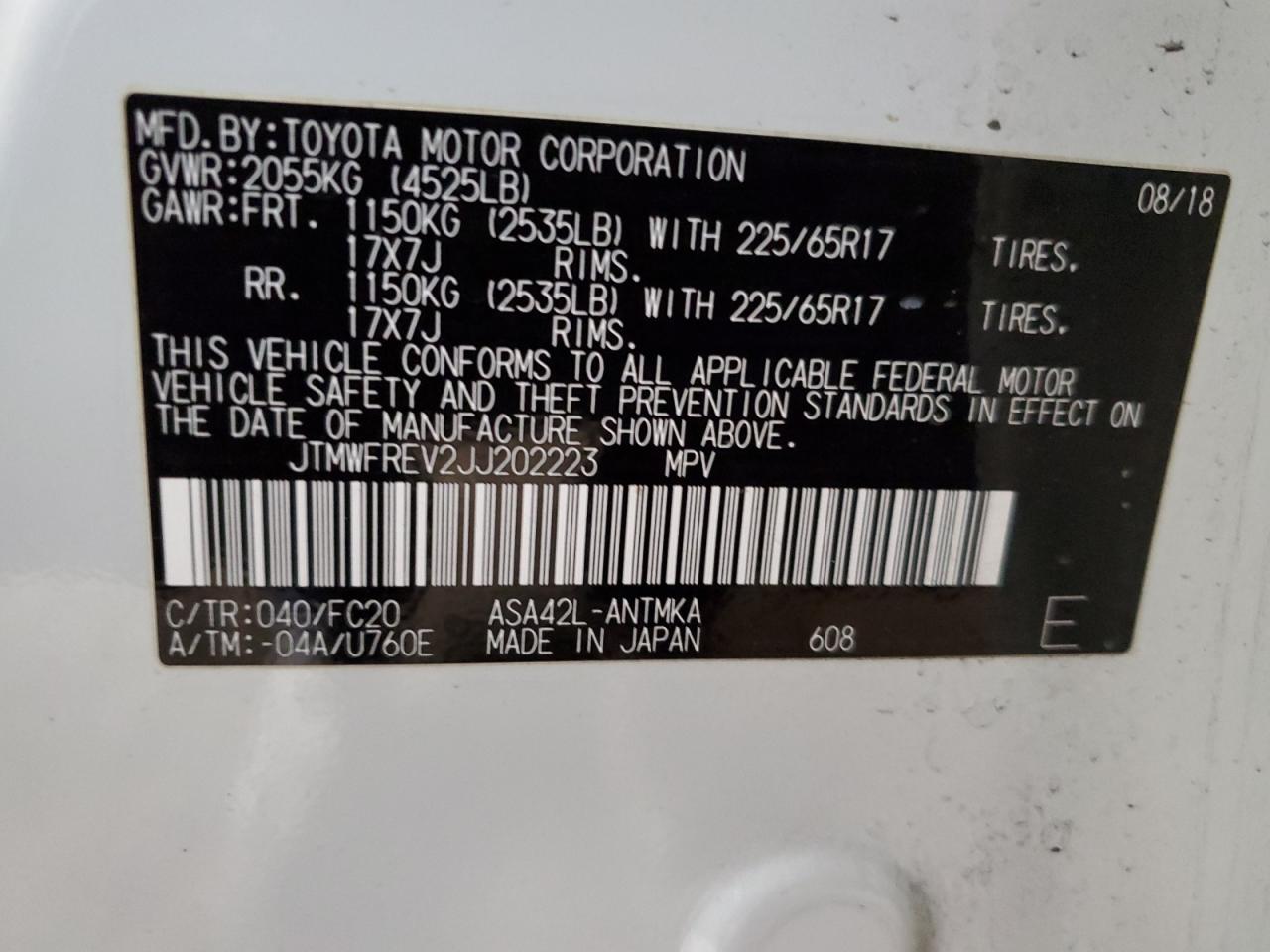 2018 Toyota RAV 4 - Image 13
