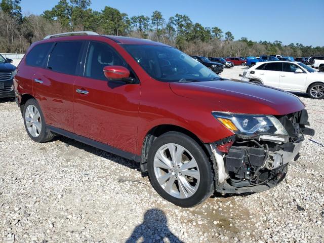  NISSAN PATHFINDER 2019 Czerwony