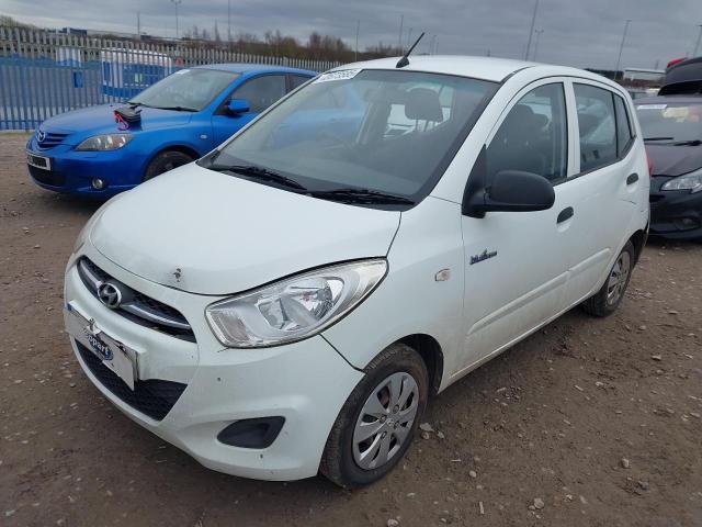 2011 HYUNDAI I10 BLUE for sale at Copart CORBY