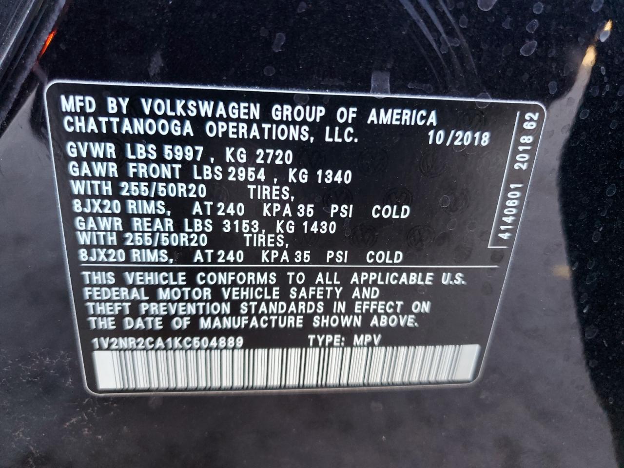 2019 Volkswagen Atlas - Image 13