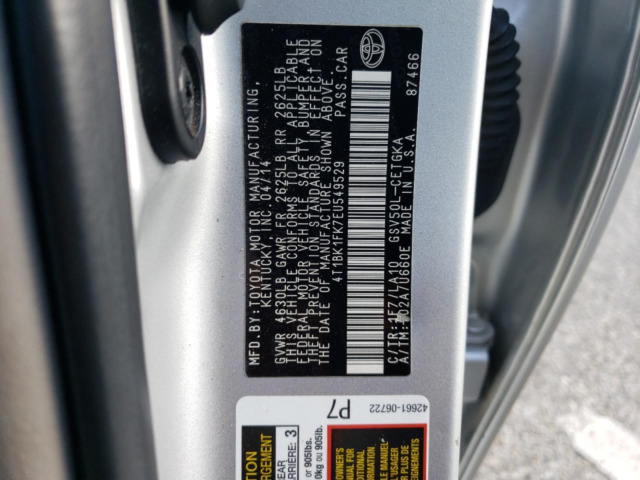 2014 Toyota Camry - Image 12