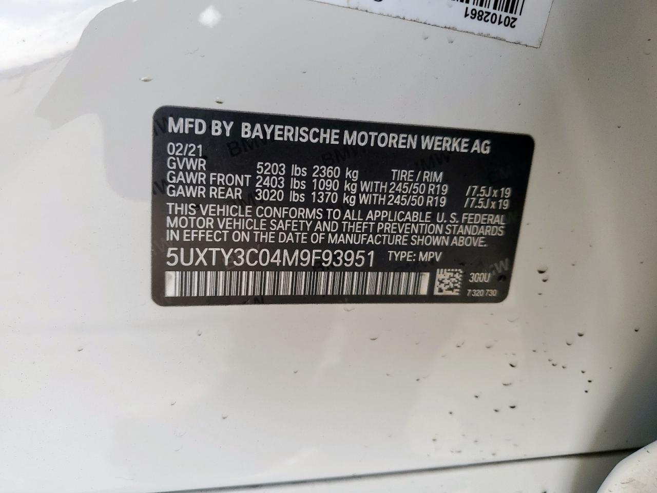 2021 BMW X3 - Image 13