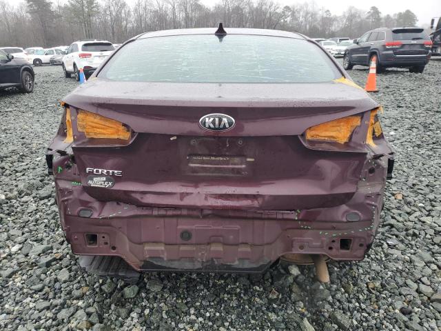  KIA FORTE 2017 Бургунди