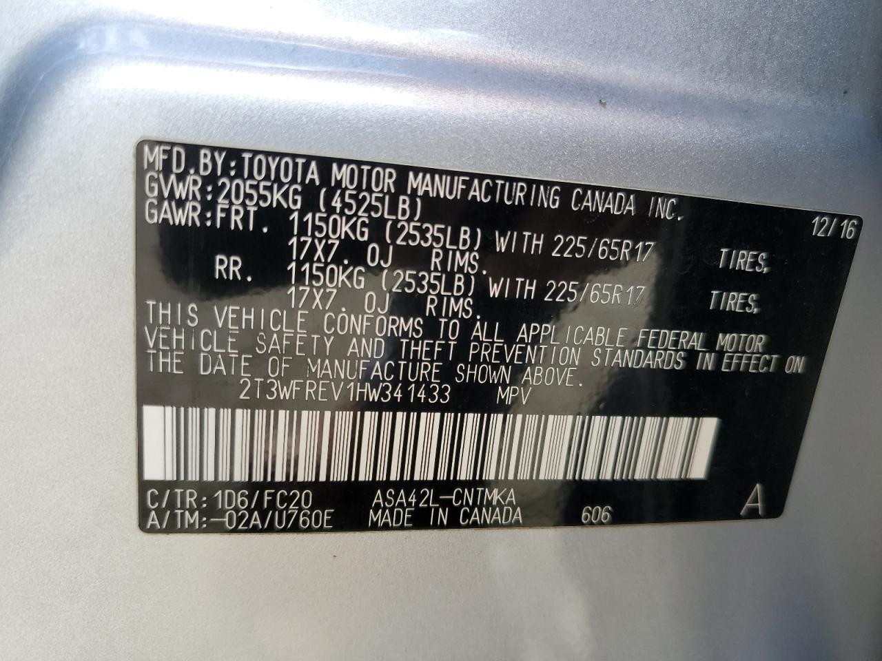 2017 Toyota RAV 4 - Image 14