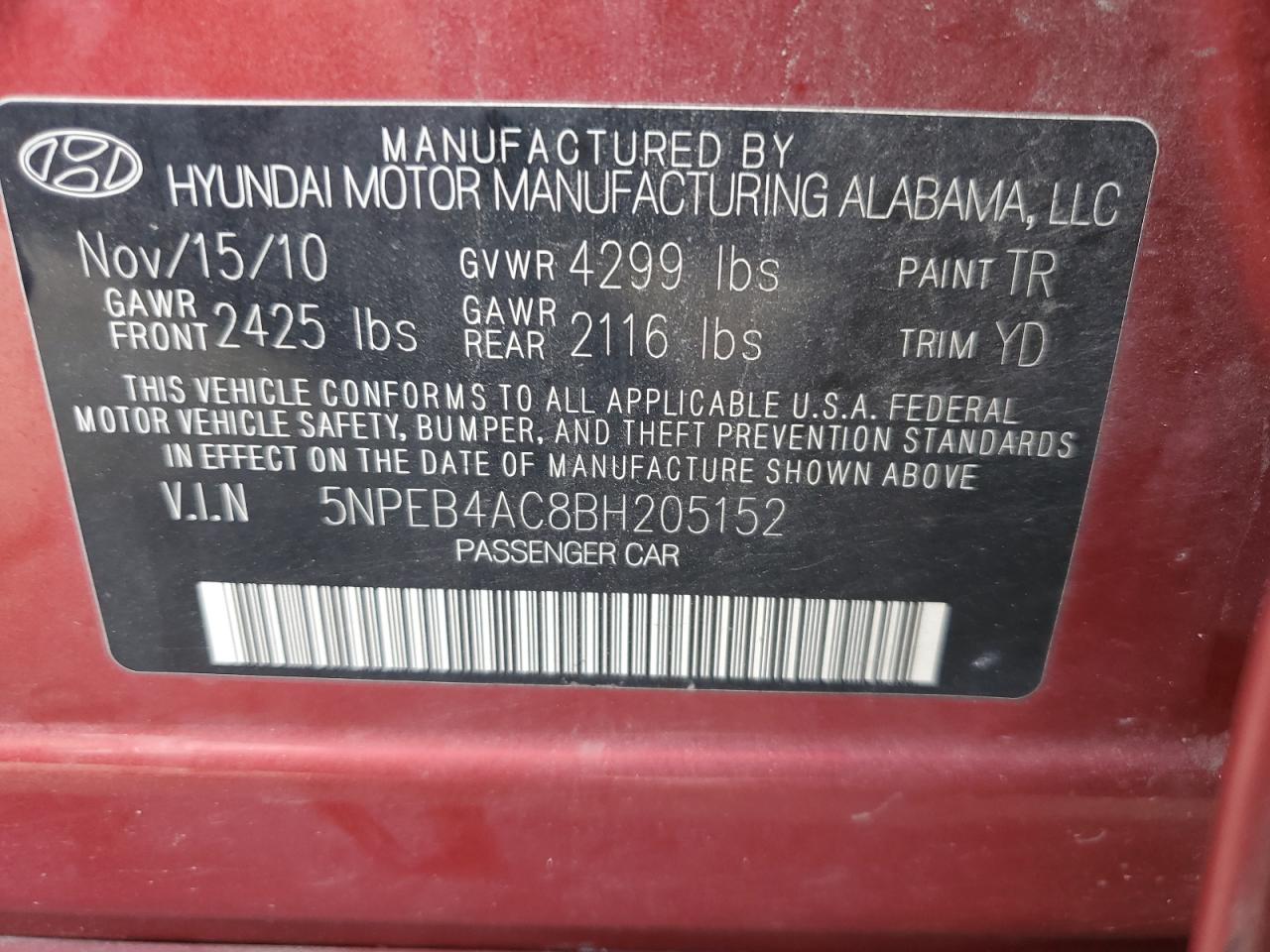 2011 Hyundai Sonata - Image 12