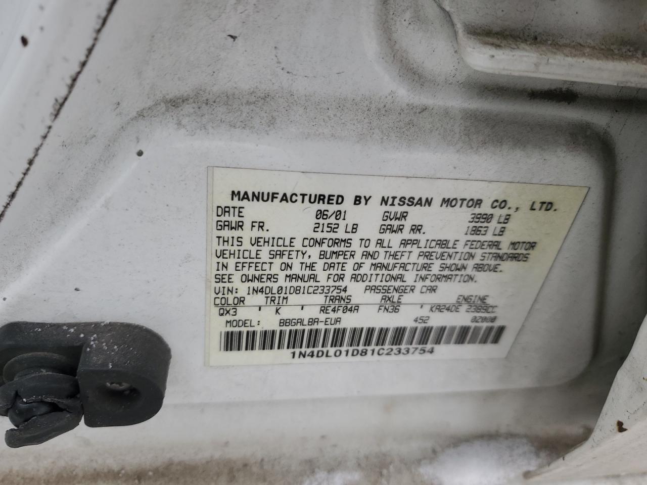 2001 Nissan Altima - Image 14