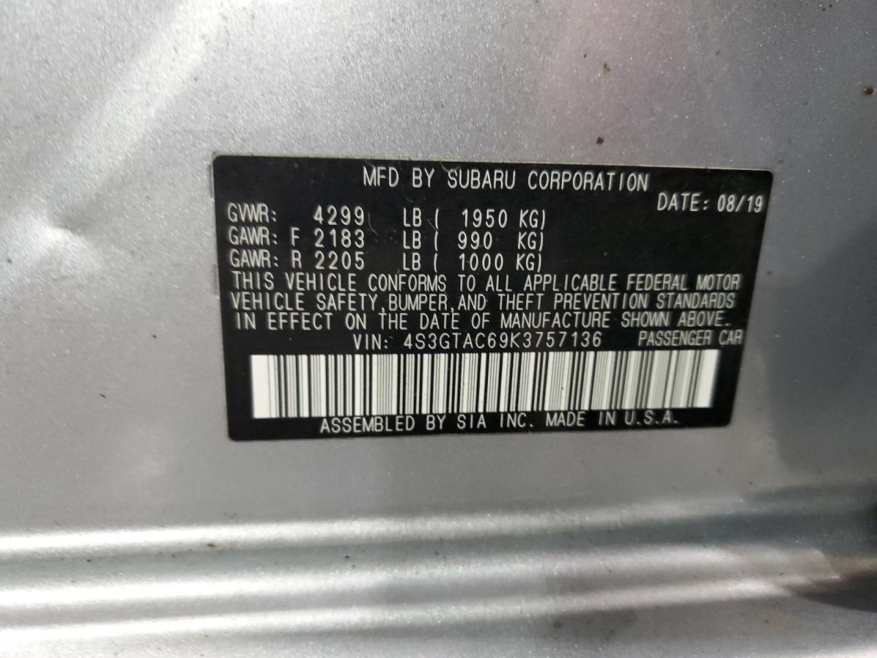 2019 Subaru Impreza - Image 14