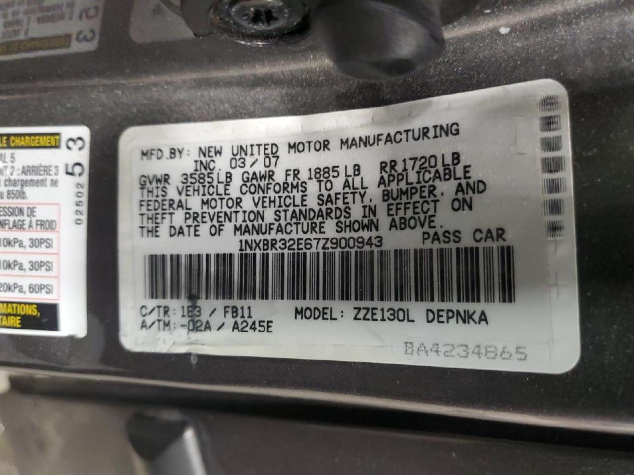 2007 Toyota Corolla - Image 12