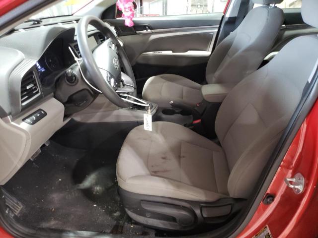  HYUNDAI ELANTRA 2020 Red