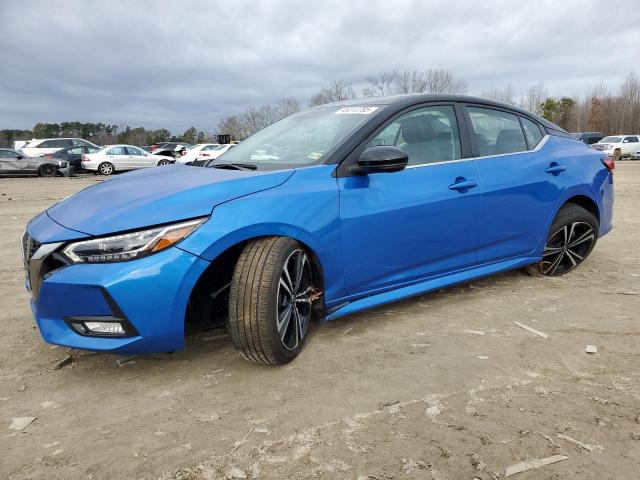 2021 Nissan Sentra Sr na sprzedaż w Hampton, VA - Rear End