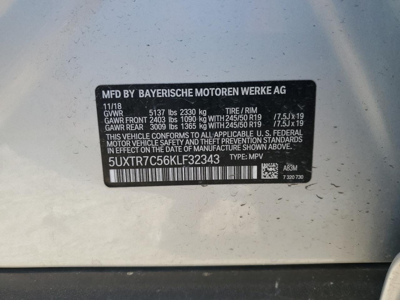 2019 BMW X3 - Image 13