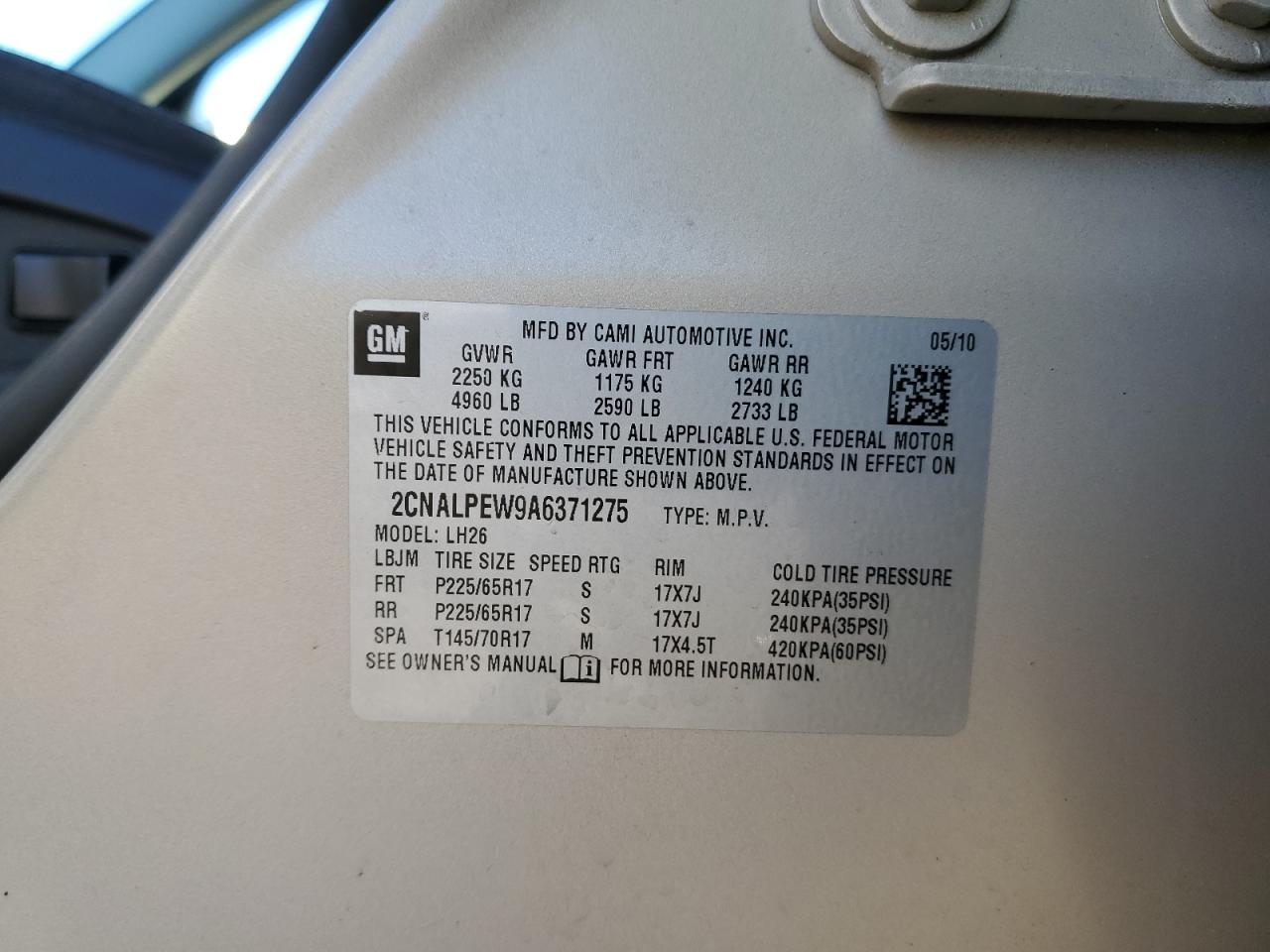 2010 Chevrolet Equinox - Image 15
