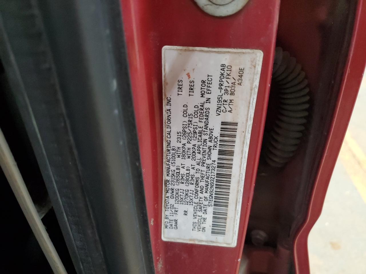 2003 Toyota Tacoma - Image 14