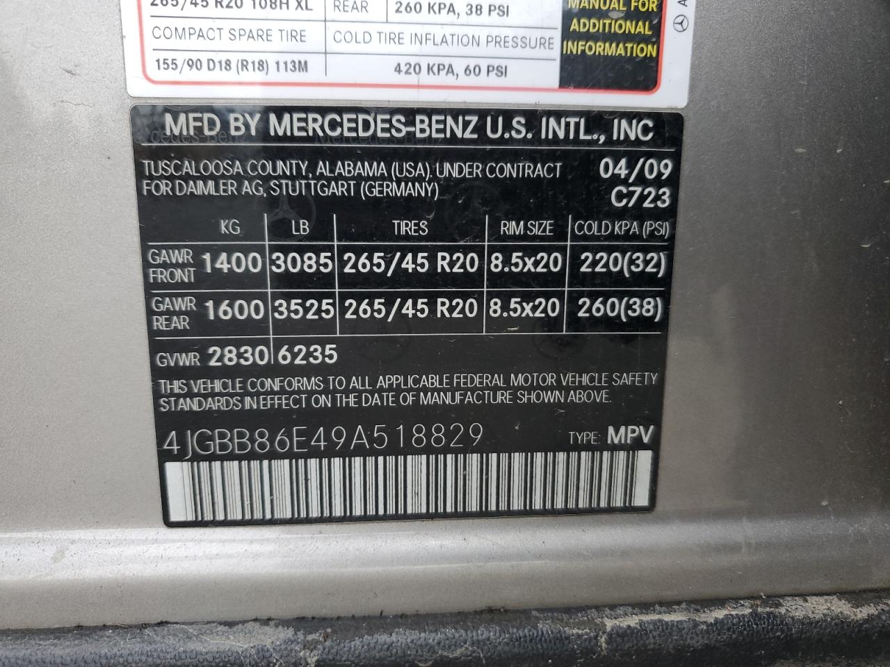 2009 Mercedes-Benz M-klasse - Image 13