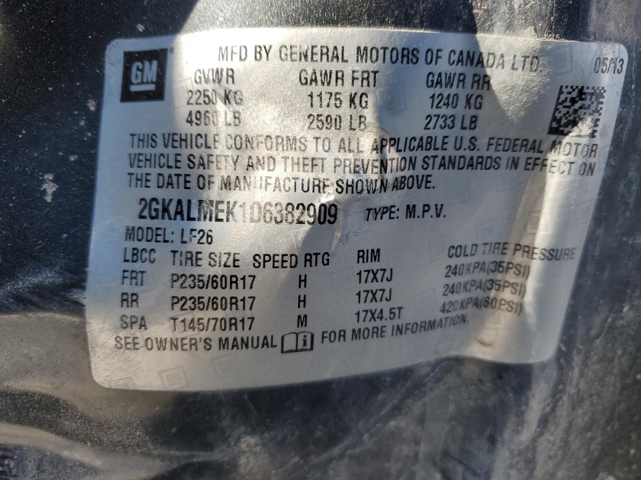 2013 GMC Terrain - Image 13