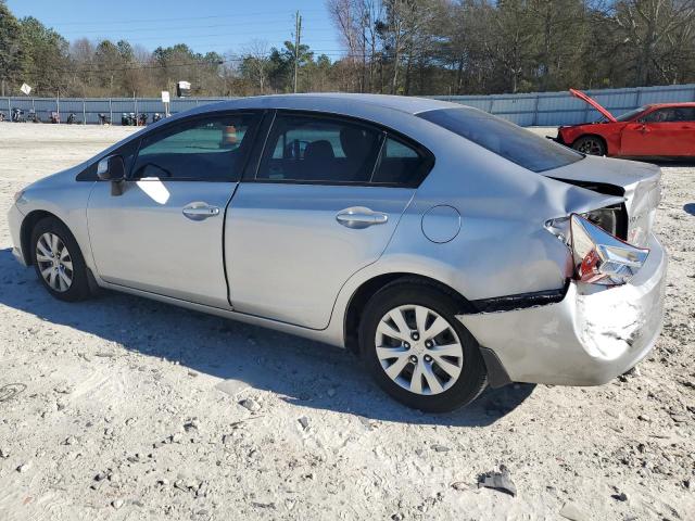  HONDA CIVIC 2012 Silver