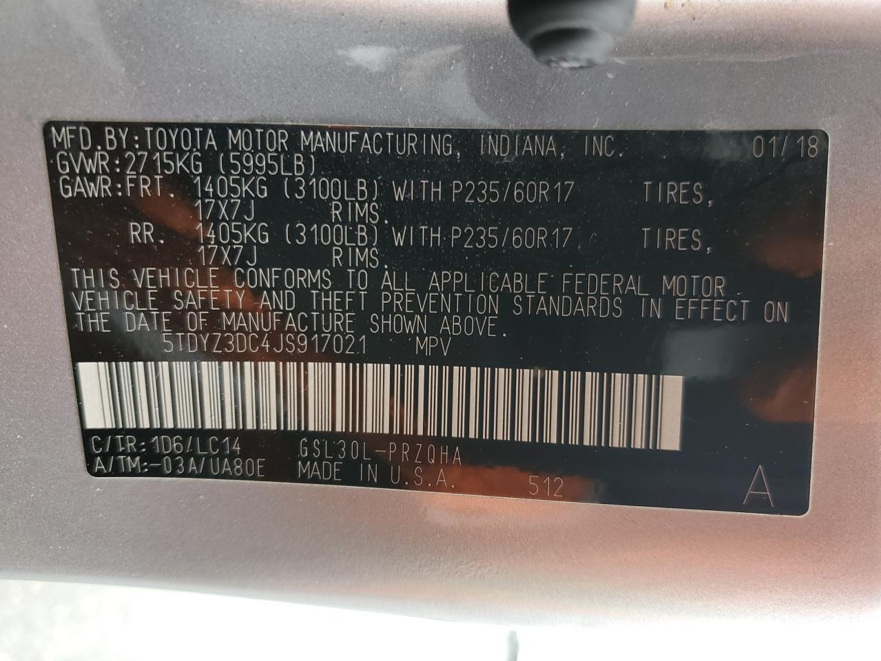 2018 Toyota Sienna - Image 15