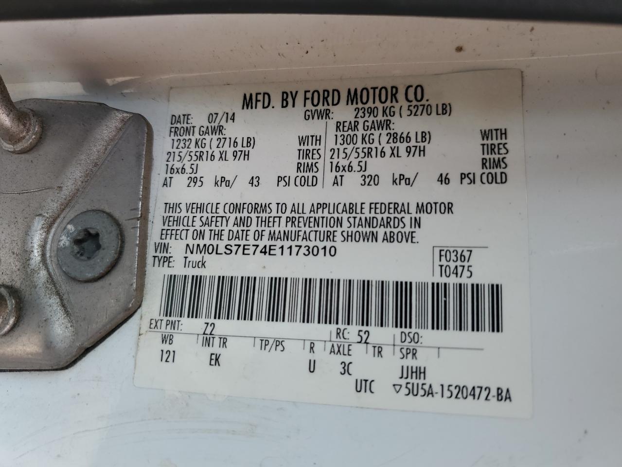 2014 Ford Transit - Image 12