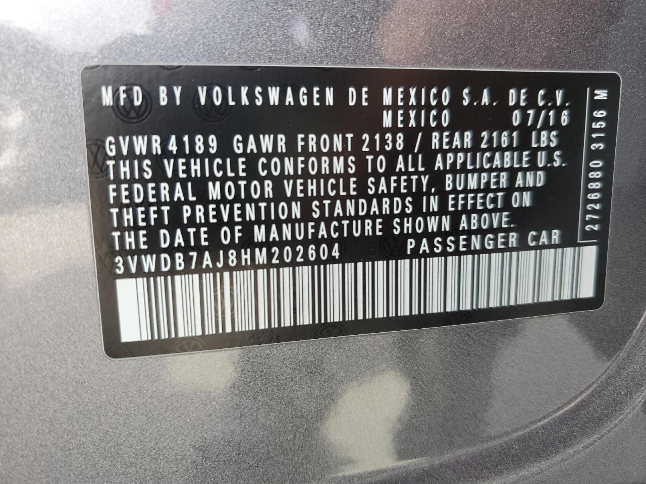 2017 Volkswagen Jetta - Image 12