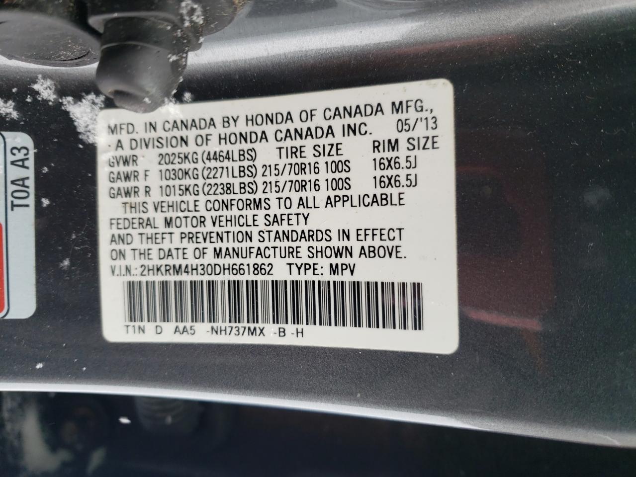 2013 Honda CR-V - Image 13