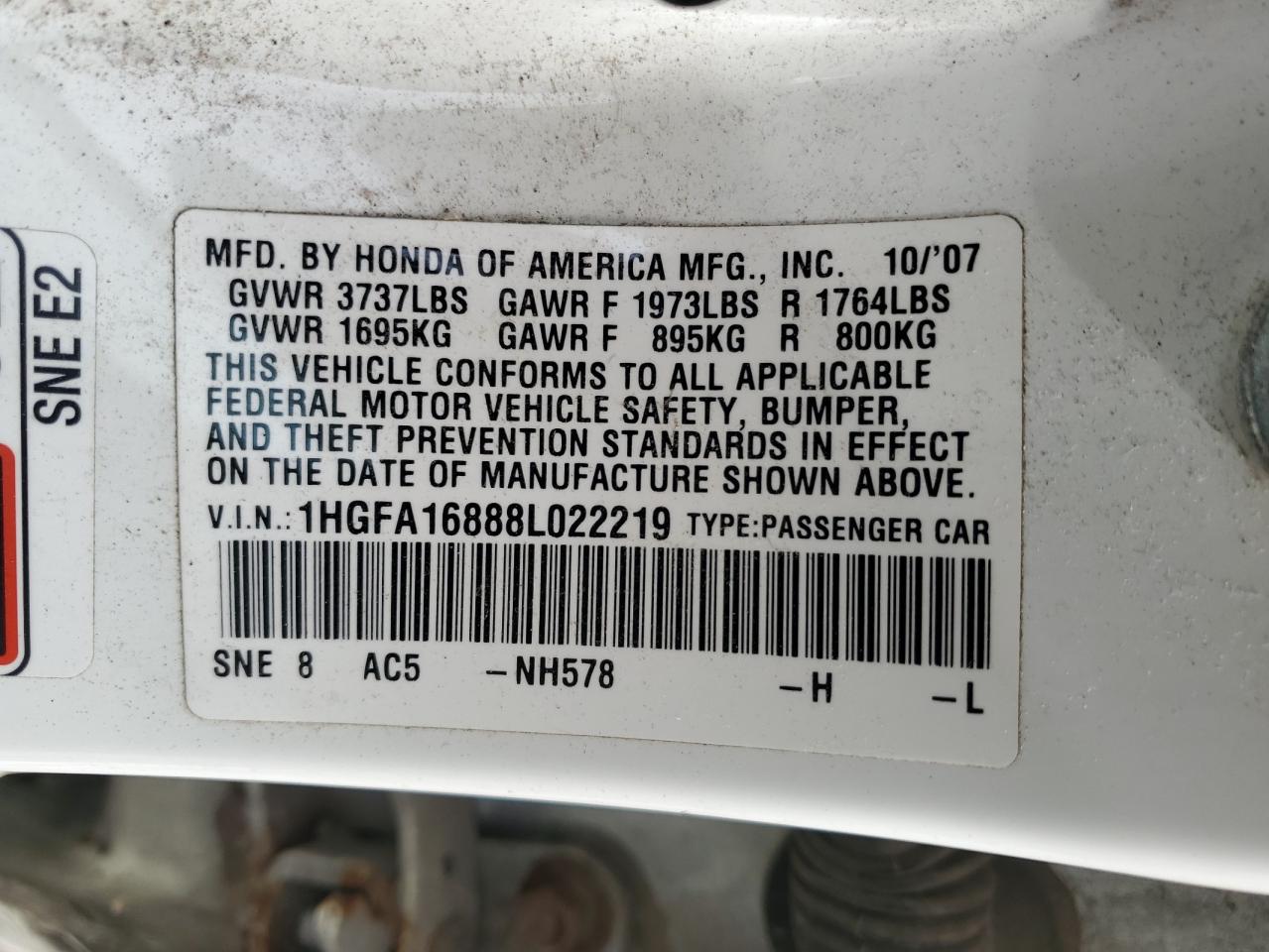 2008 Honda Civic - Image 15