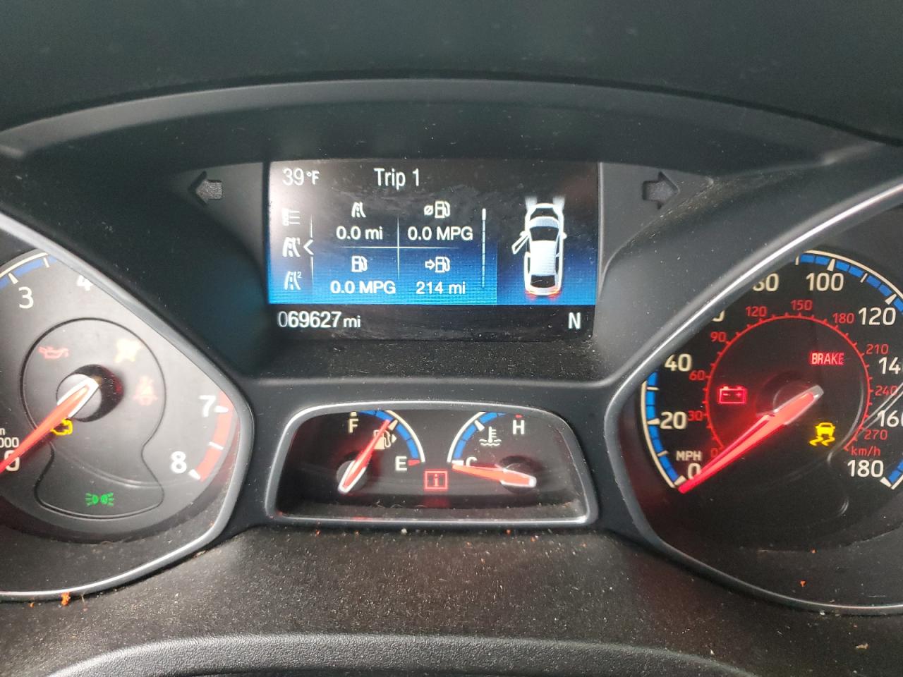 VIN: WF0DP3TH3H4120540 2017 FORD FOCUS
