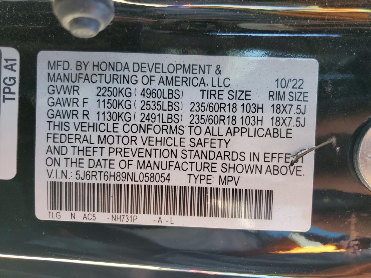 2022 Honda CR-V - Image 14