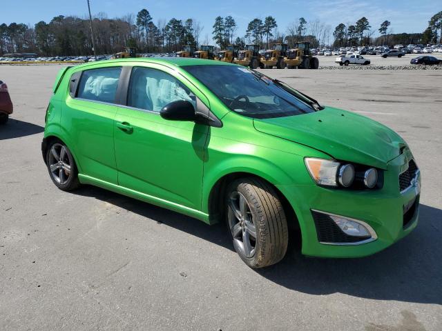 Hatchbacks CHEVROLET SONIC 2015 Zielony