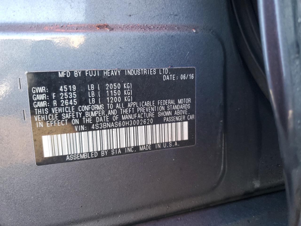 2017 Subaru Legacy - Image 15